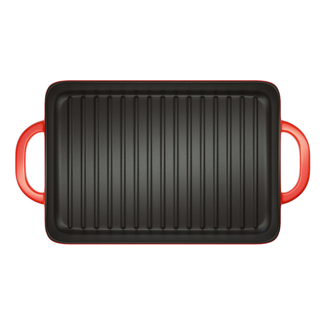 Enameled Cast Iron 12.5 x 8 Inch Grill Pan - Image 2