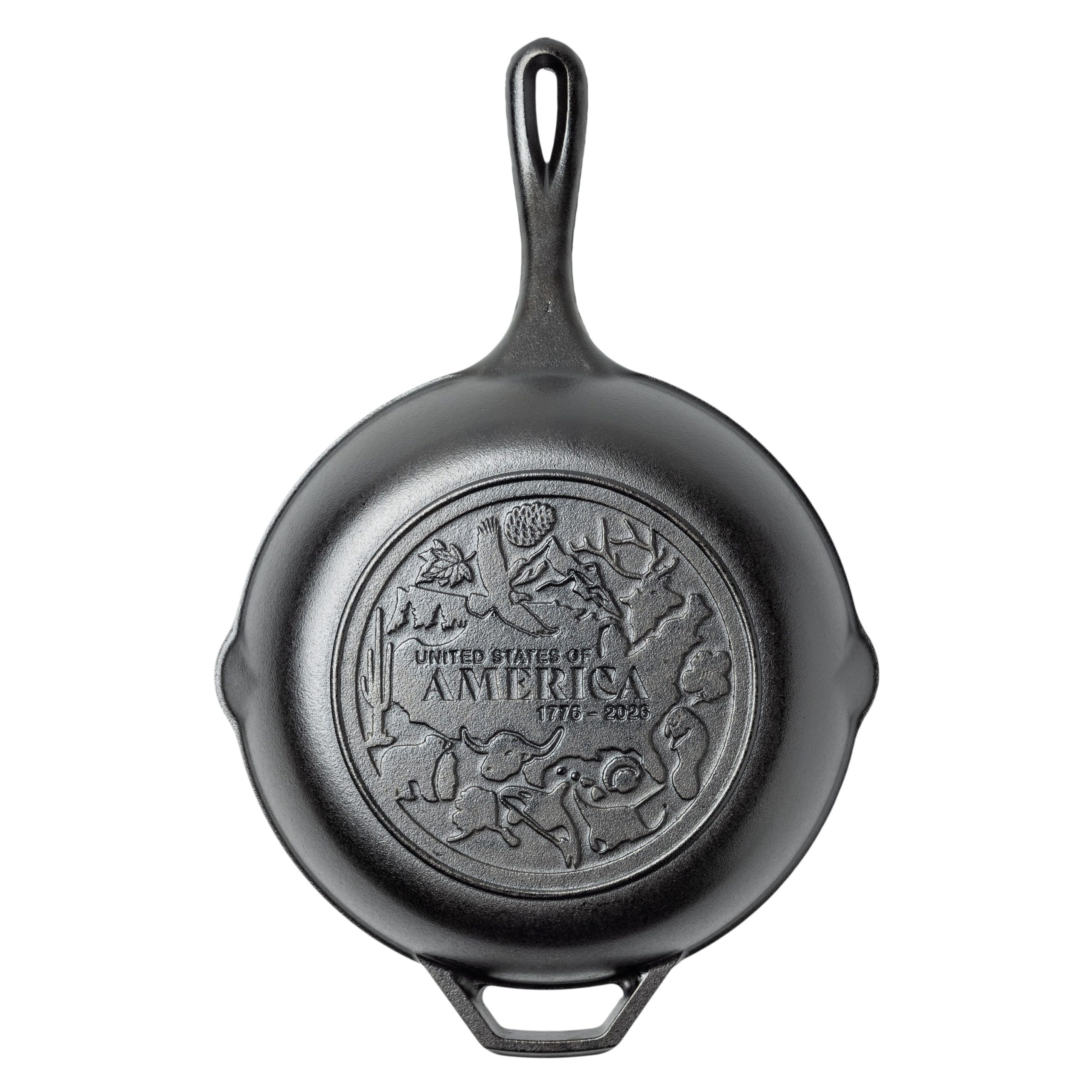 Lodge Chef Collection 10 Inch Seasoned Cast Iron Skillet. USA Frontier - Image 8