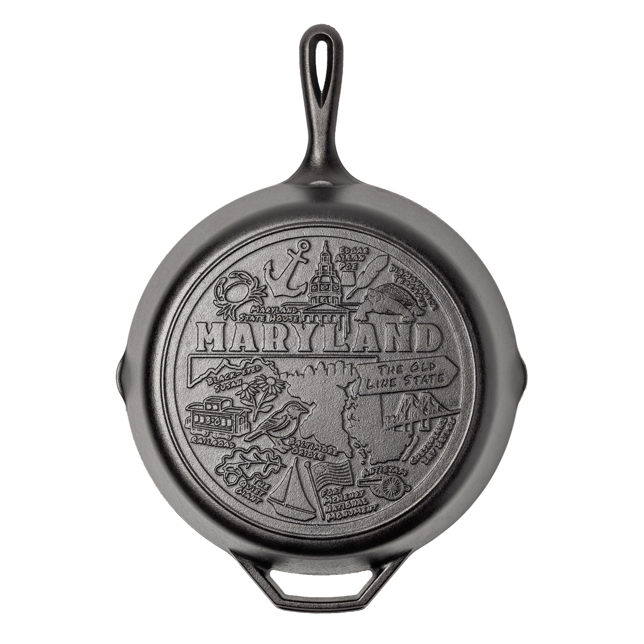 American Road Trip: 12 Inch Seasoned Cast Iron Skillet. Maryland - Image 6
