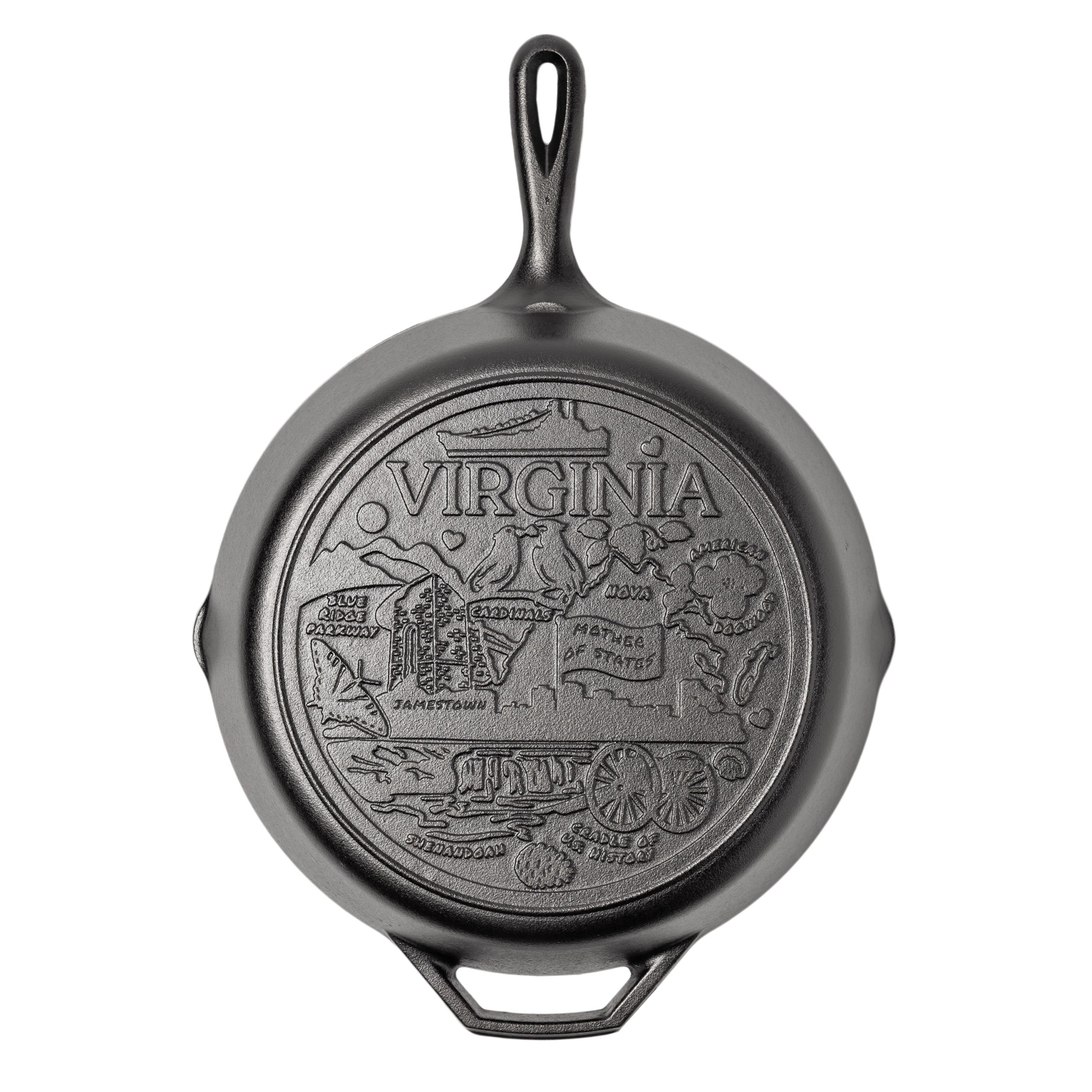 American Road Trip: 12 Inch Seasoned Cast Iron Skillet. Virginia - Image 6