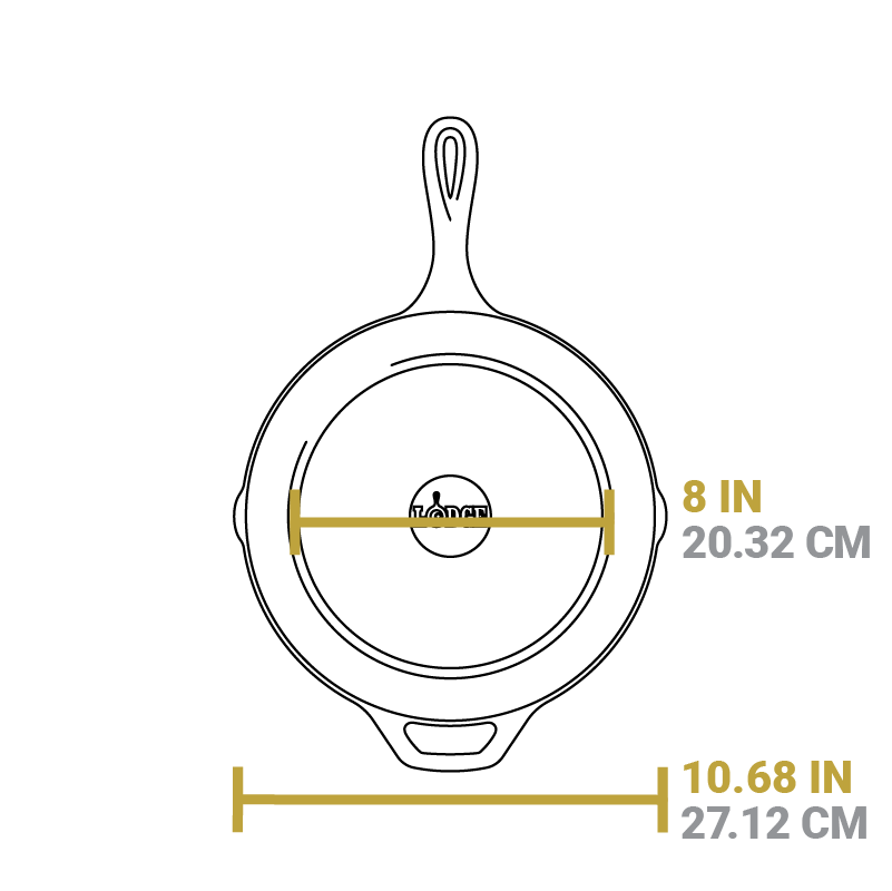 Lodge 10.25 Inch Seasoned Cast Iron Skillet. USA Icons - Image 7
